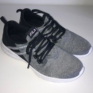 FINAL DROP! FILA gray sneakers, worn once!